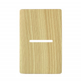 Placa p/ 1 Interruptor Horizontal 4x2 - Novara Maple